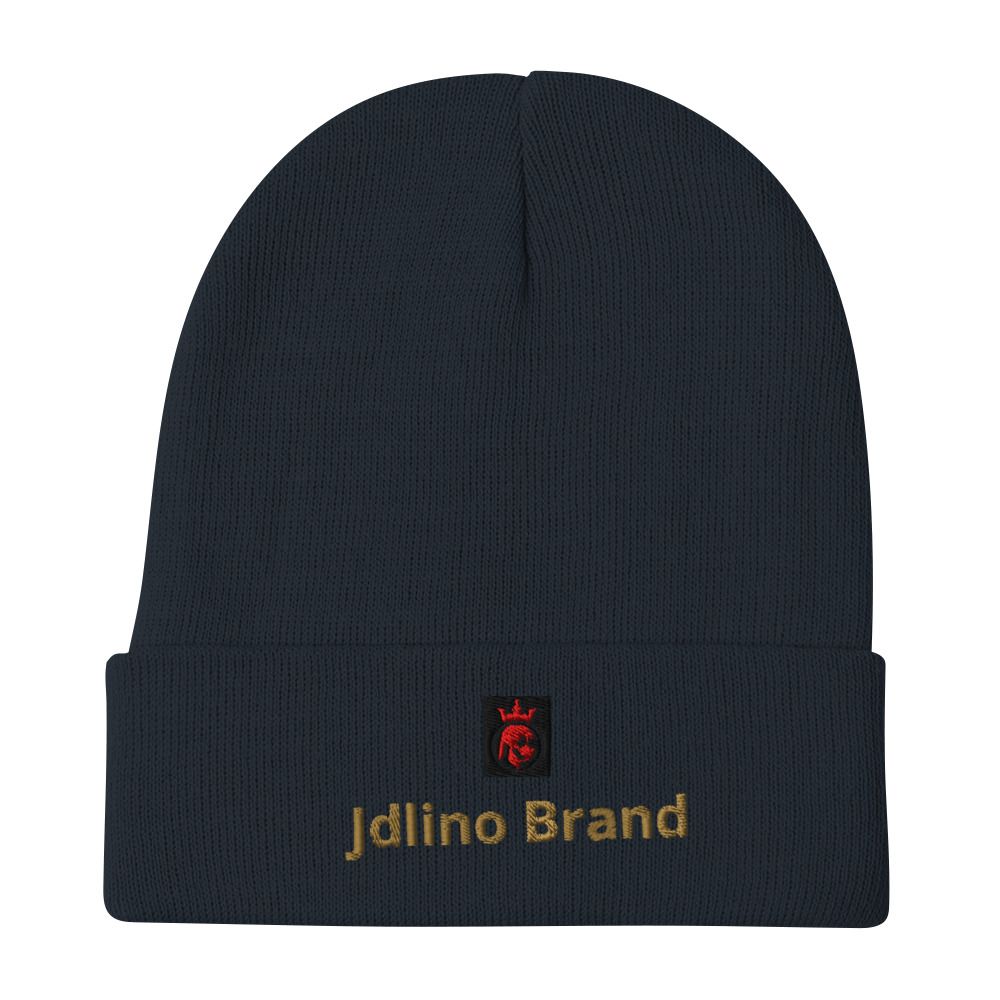JdLino Brand Embroidered Beanie