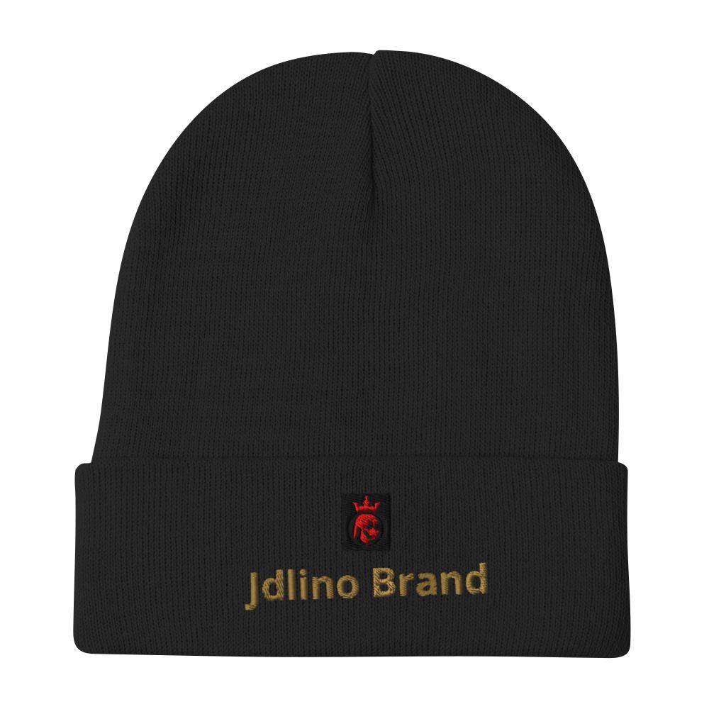 JdLino Brand Embroidered Beanie