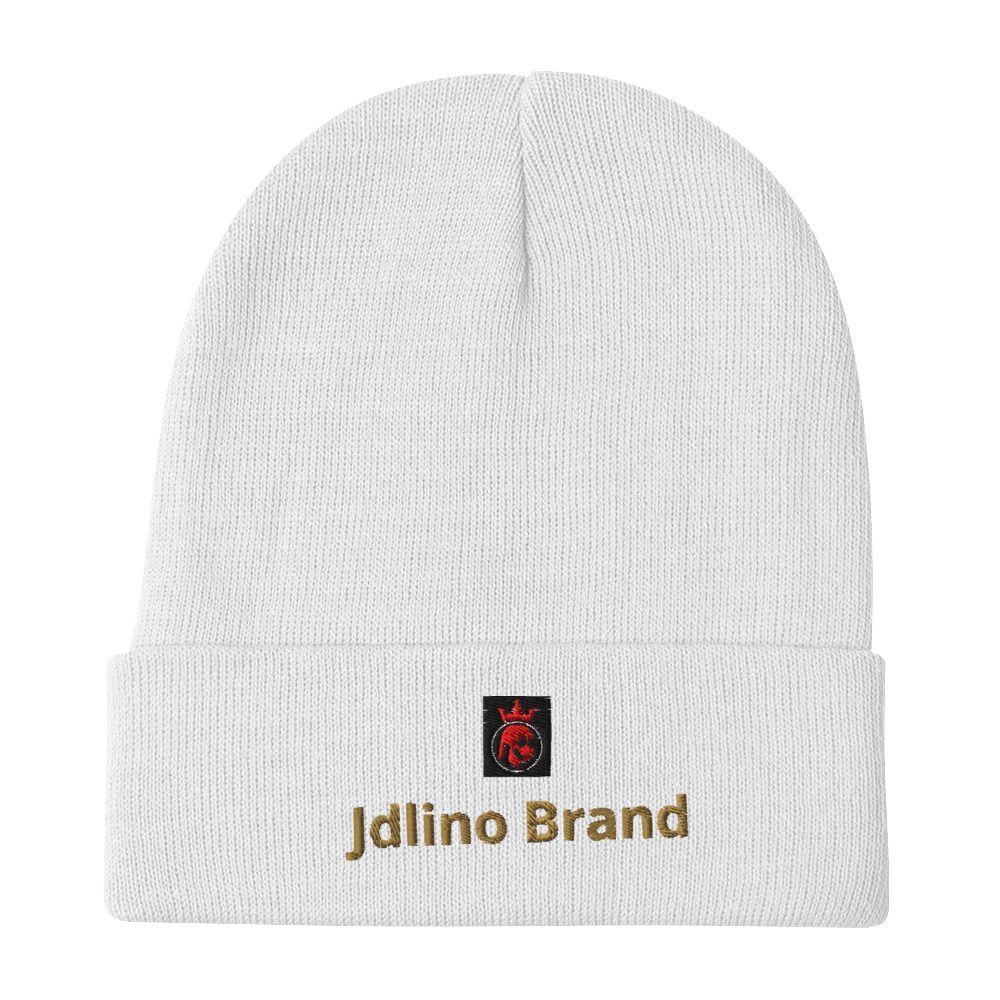 JdLino Brand Embroidered Beanie