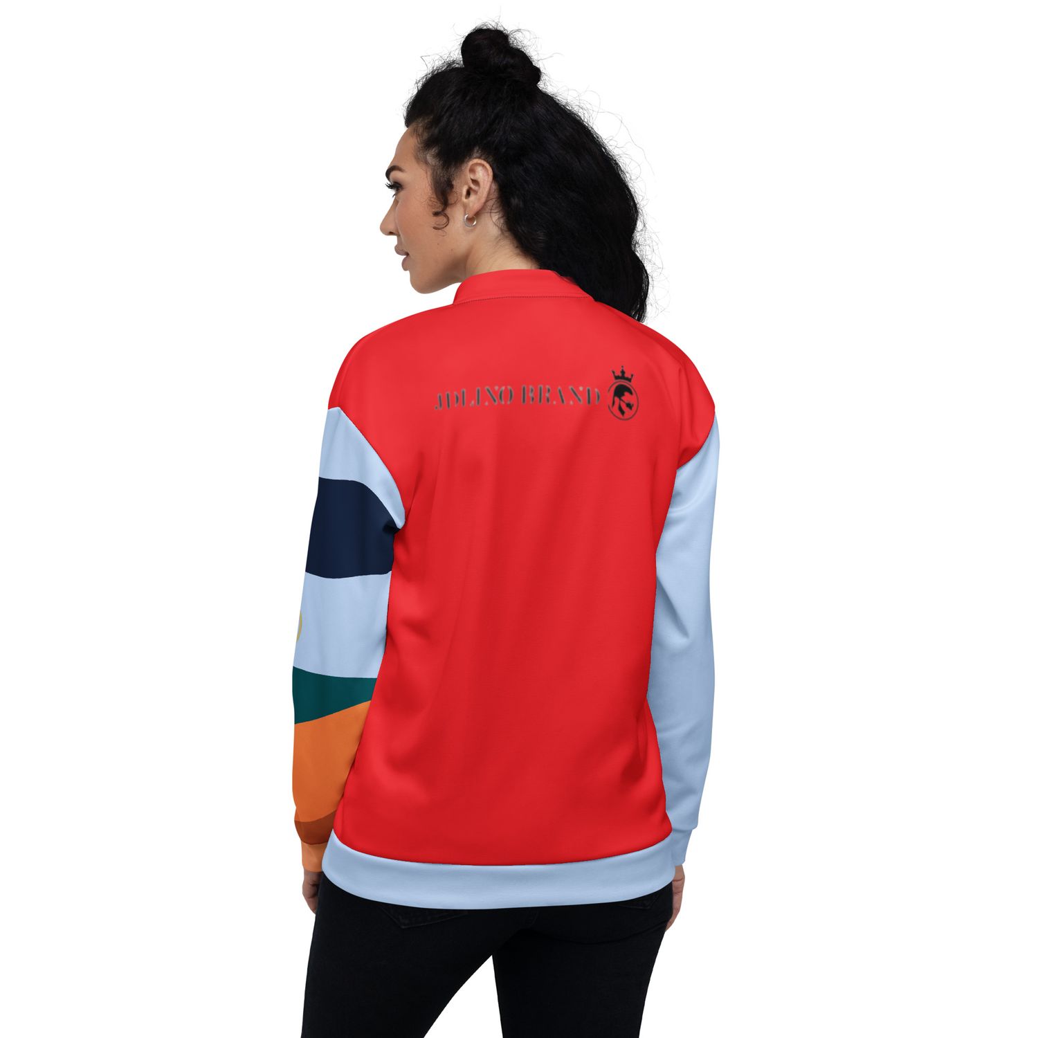 JdLino Brand Fire/LB Unisex Bomber Jacket