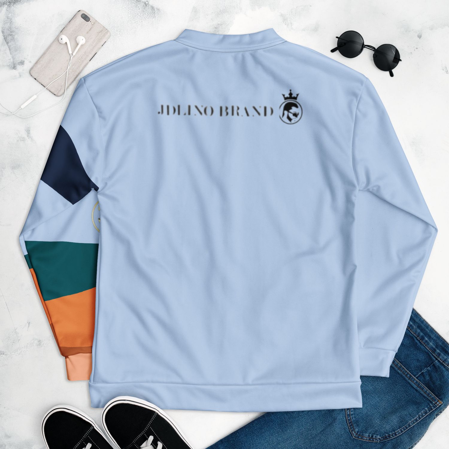 jdLino Brand LB/B Unisex Bomber Jacket