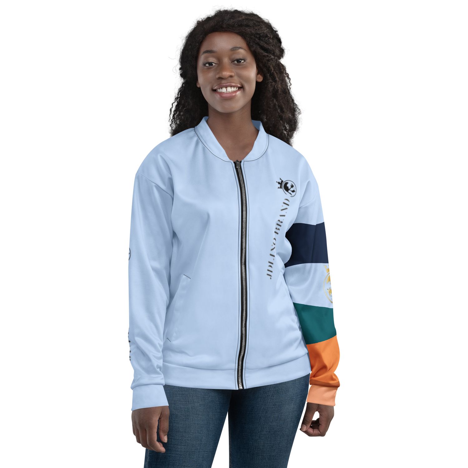 jdLino Brand LB/B Unisex Bomber Jacket