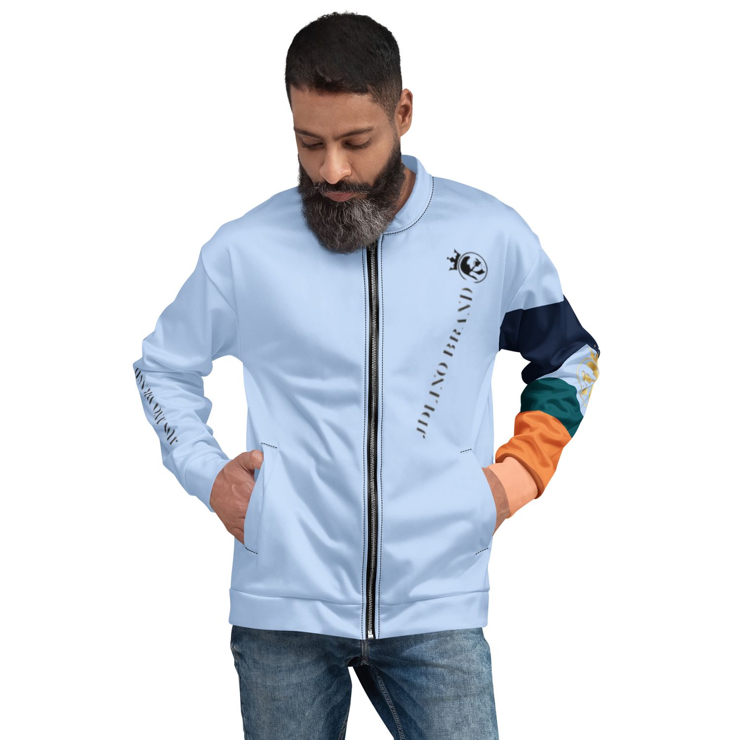 jdLino Brand LB/B Unisex Bomber Jacket