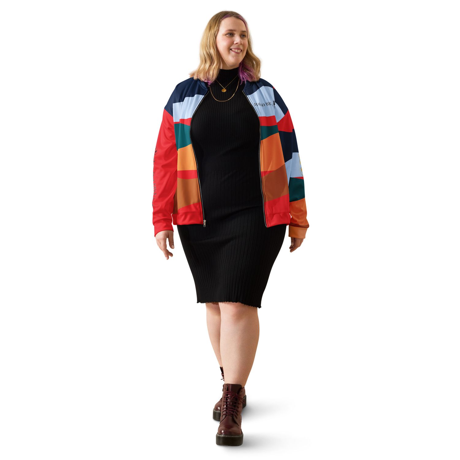 JdLino Brand multi color Unisex Bomber Jacket