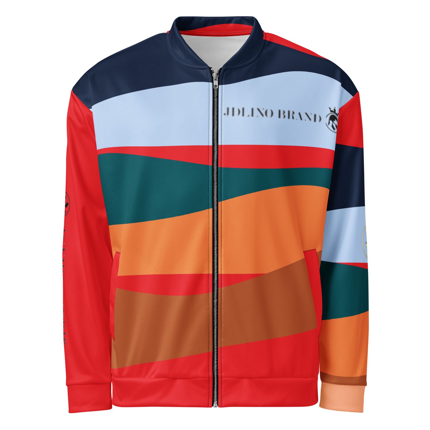 JdLino Brand multi color Unisex Bomber Jacket