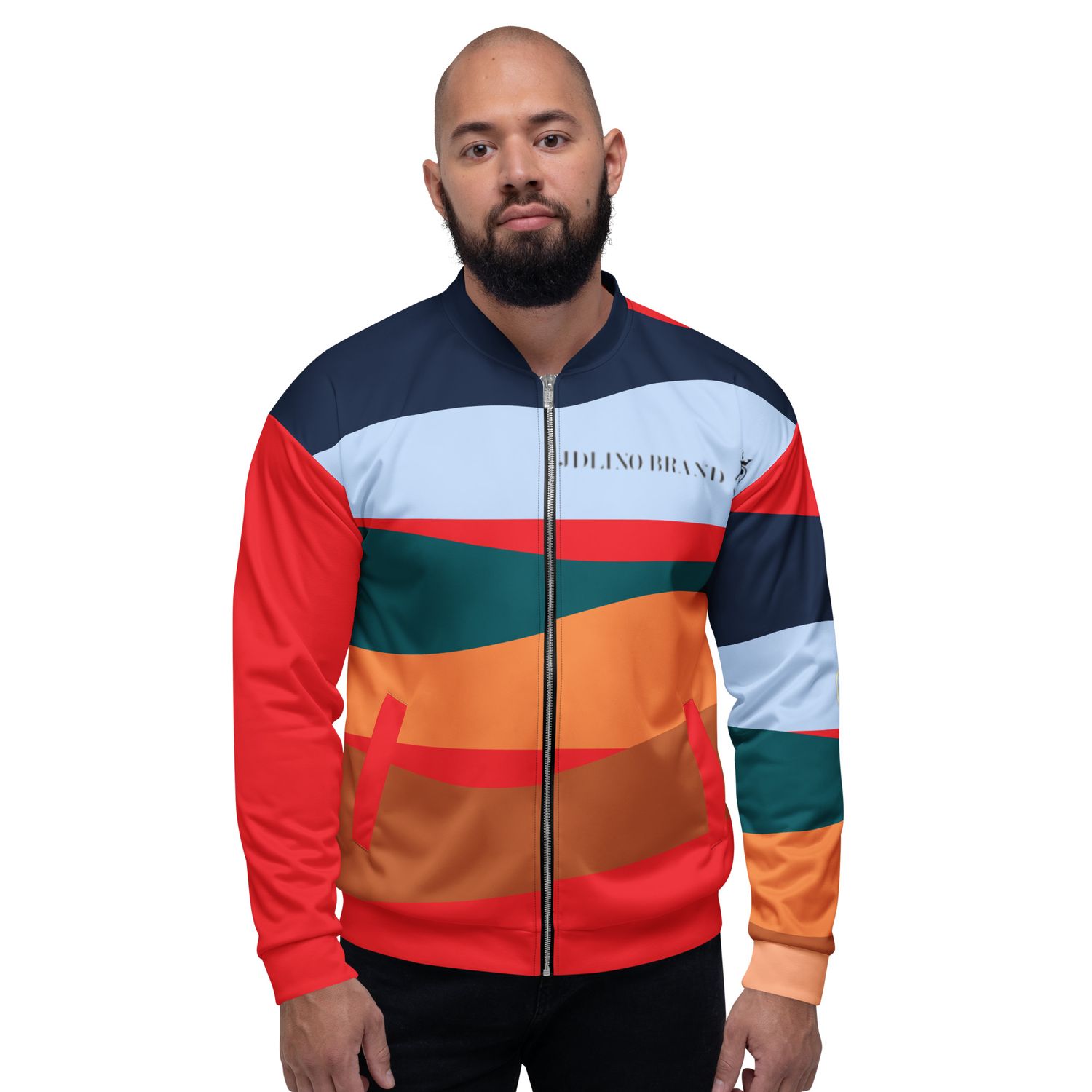 JdLino Brand multi color Unisex Bomber Jacket
