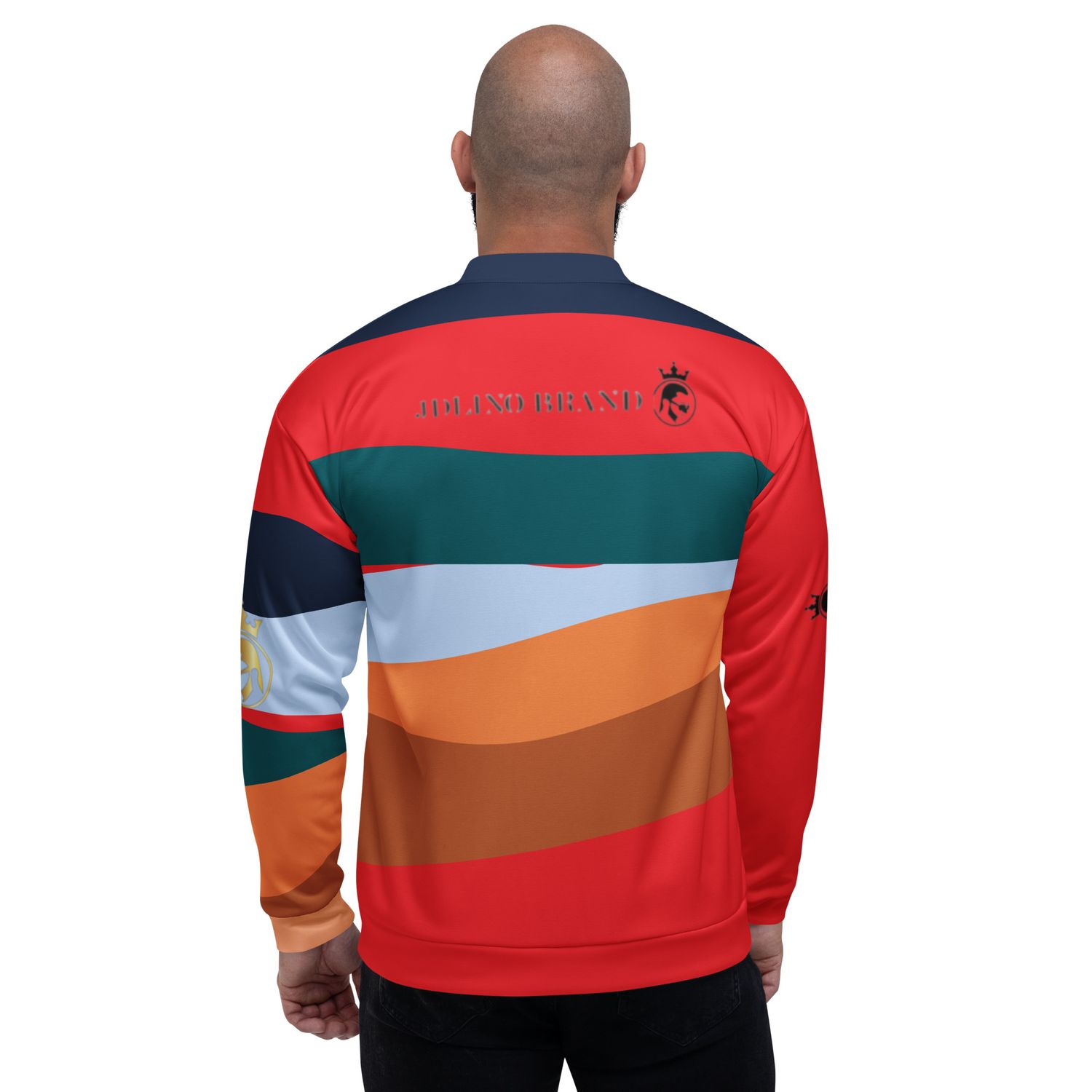 JdLino Brand multi color Unisex Bomber Jacket