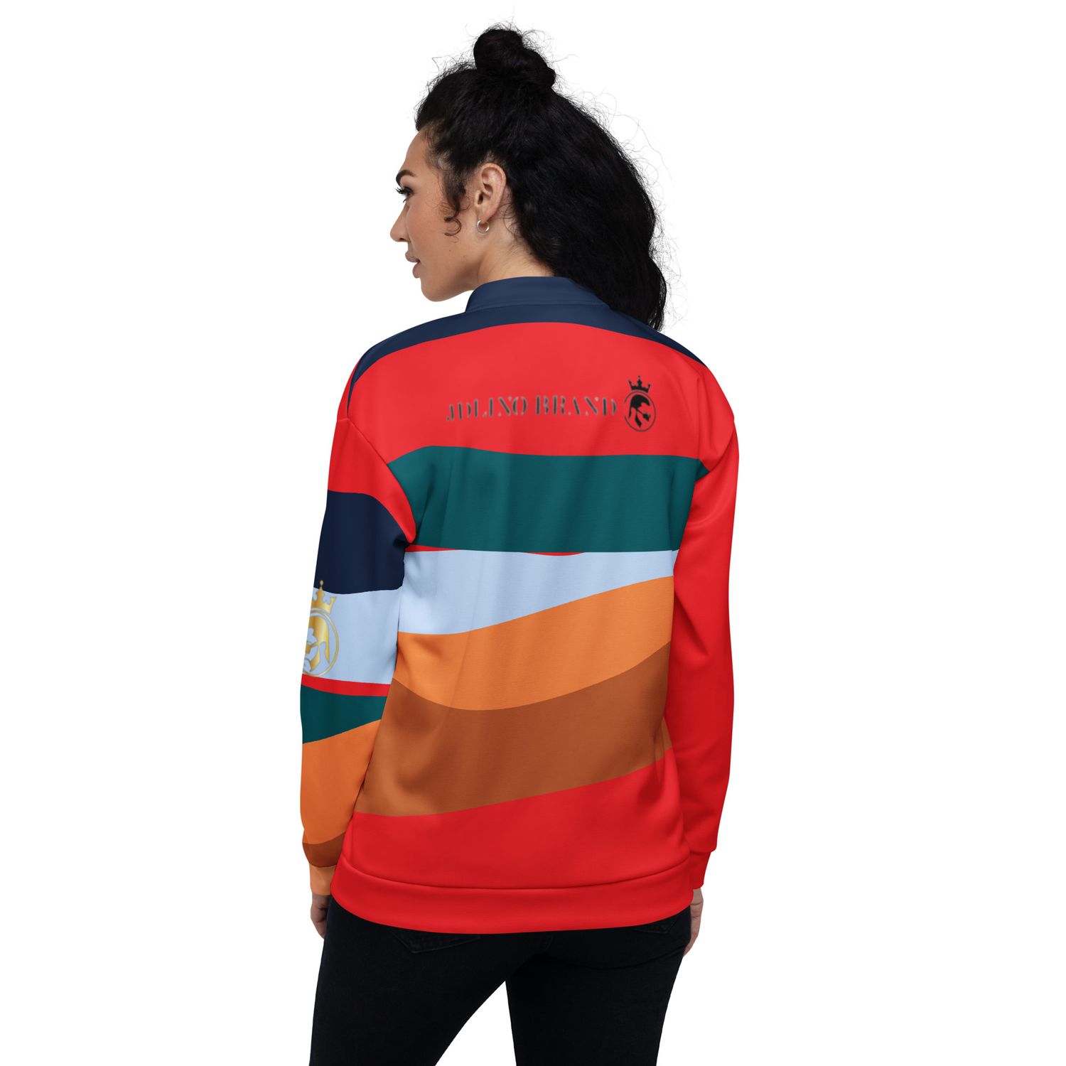 JdLino Brand multi color Unisex Bomber Jacket