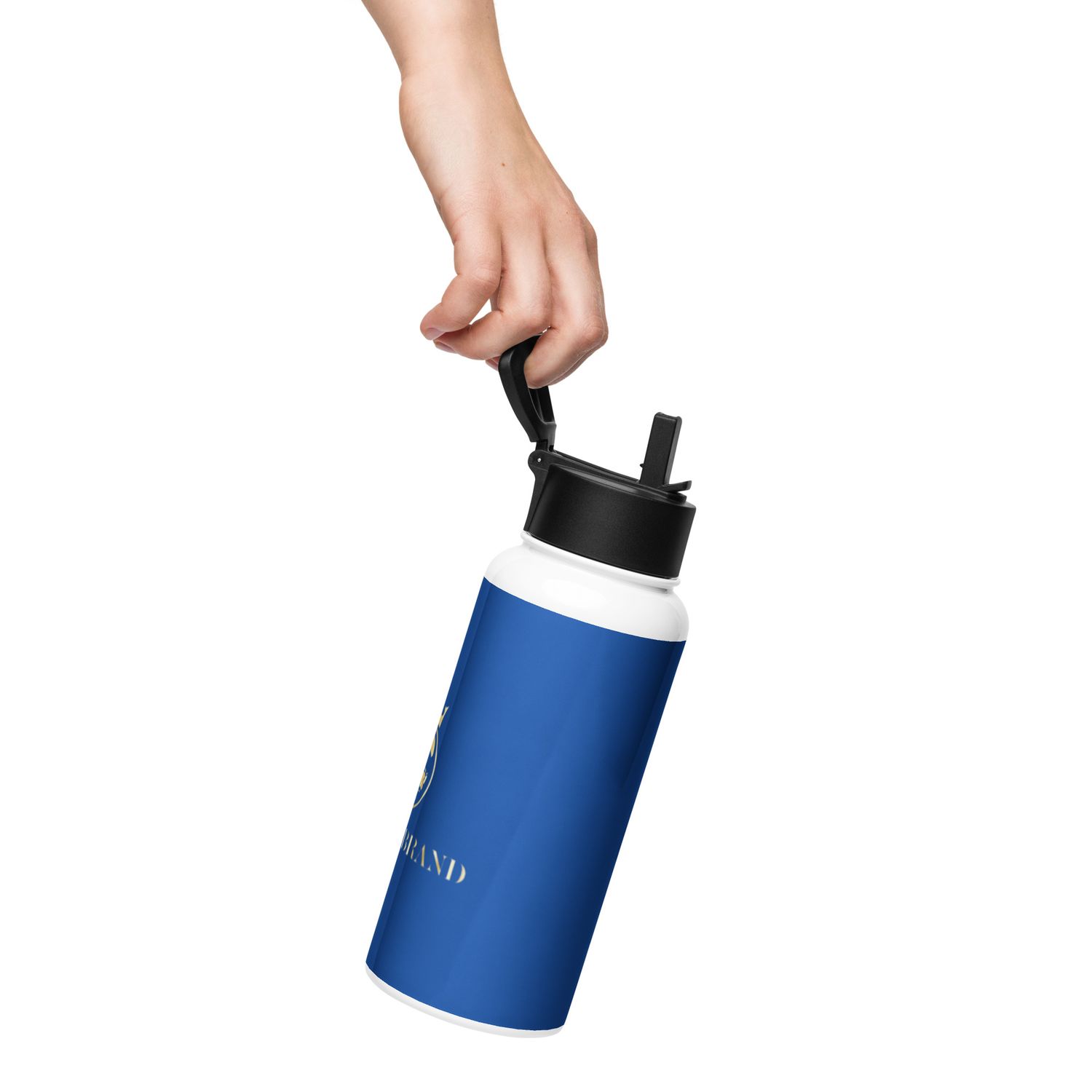 JdLino Brand Stainless steel water bottle with a straw lid