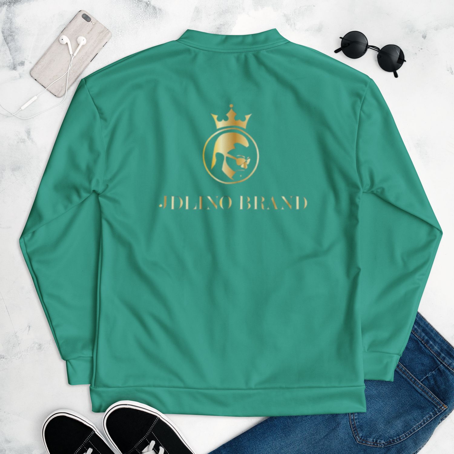 JdLino Brand N/G Unisex Bomber Jacket