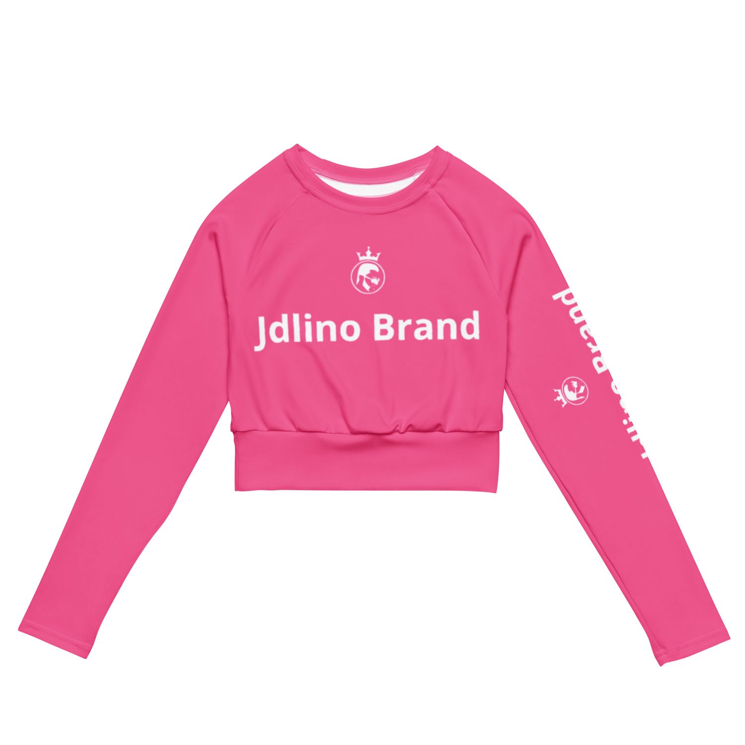 JdLino Brand P/W Recycled long-sleeve crop top