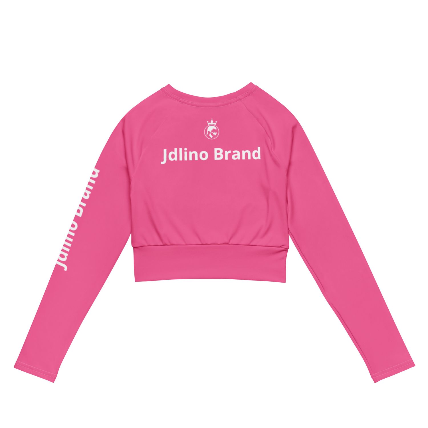 JdLino Brand P/W Recycled long-sleeve crop top