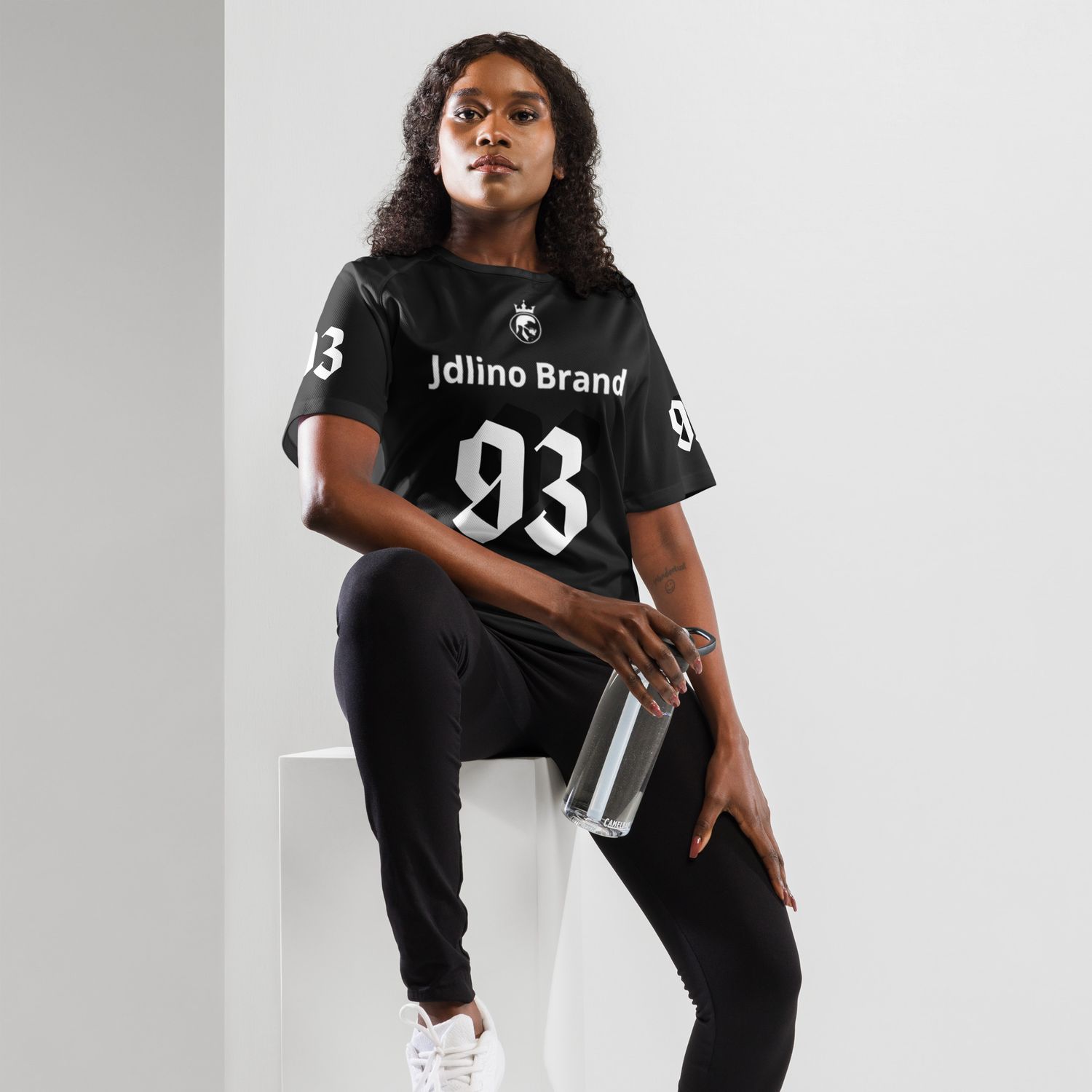 JdLino Brand B/W Unisex sports jersey