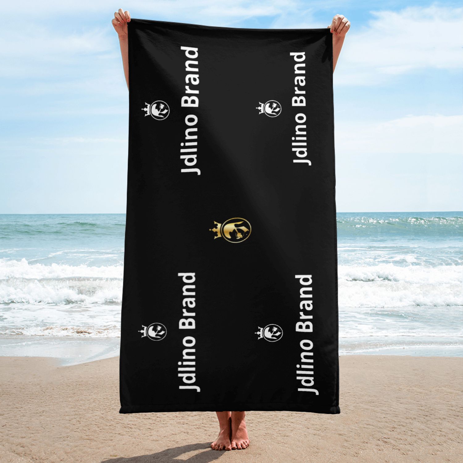 JdLino Brand B/W Towel
