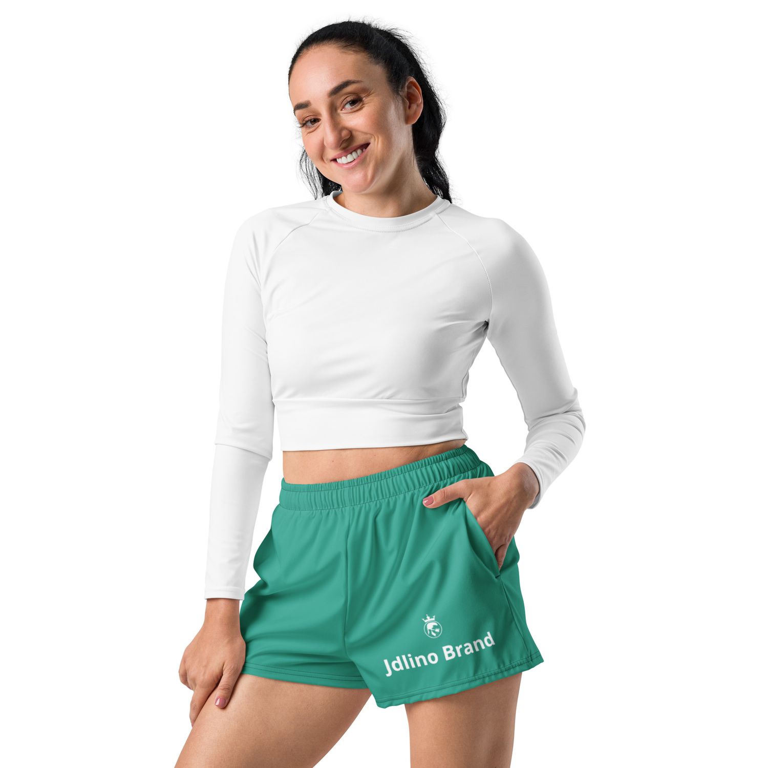 JdLino Brand All-Over Print Unisex Athletic Shorts