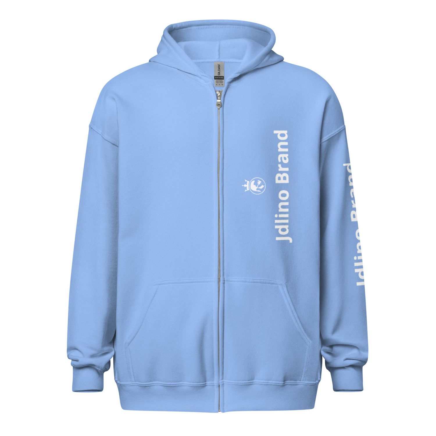 JdLino Brand LB/W Unisex heavy blend zip hoodie