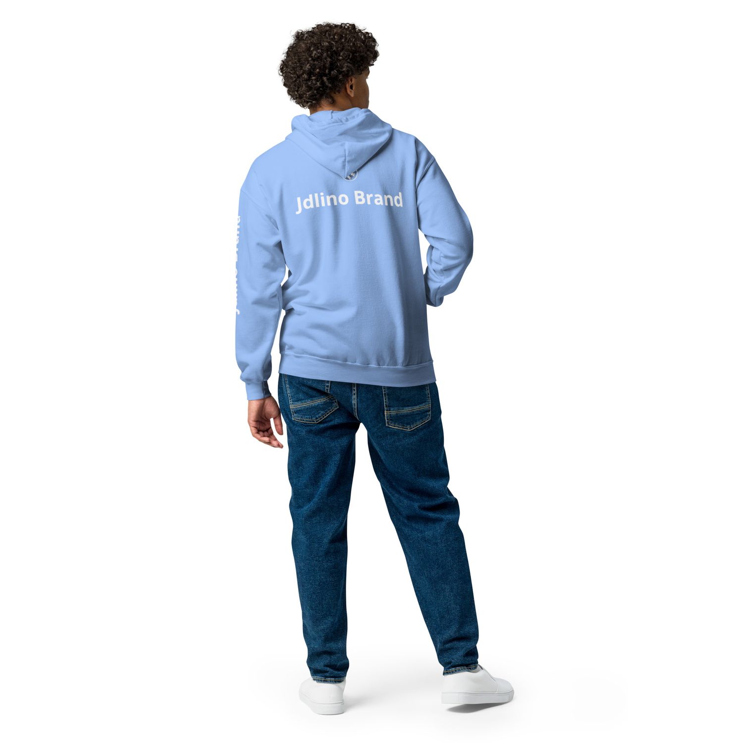 JdLino Brand LB/W Unisex heavy blend zip hoodie