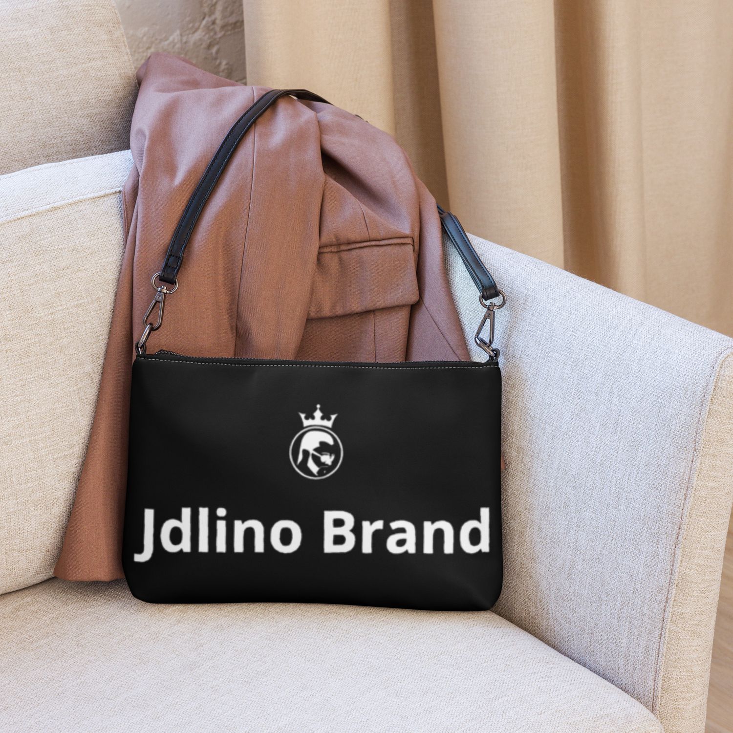 JdLino Brand B/W Crossbody bag