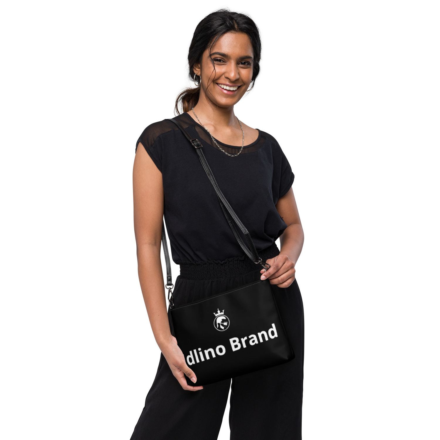 JdLino Brand B/W Crossbody bag