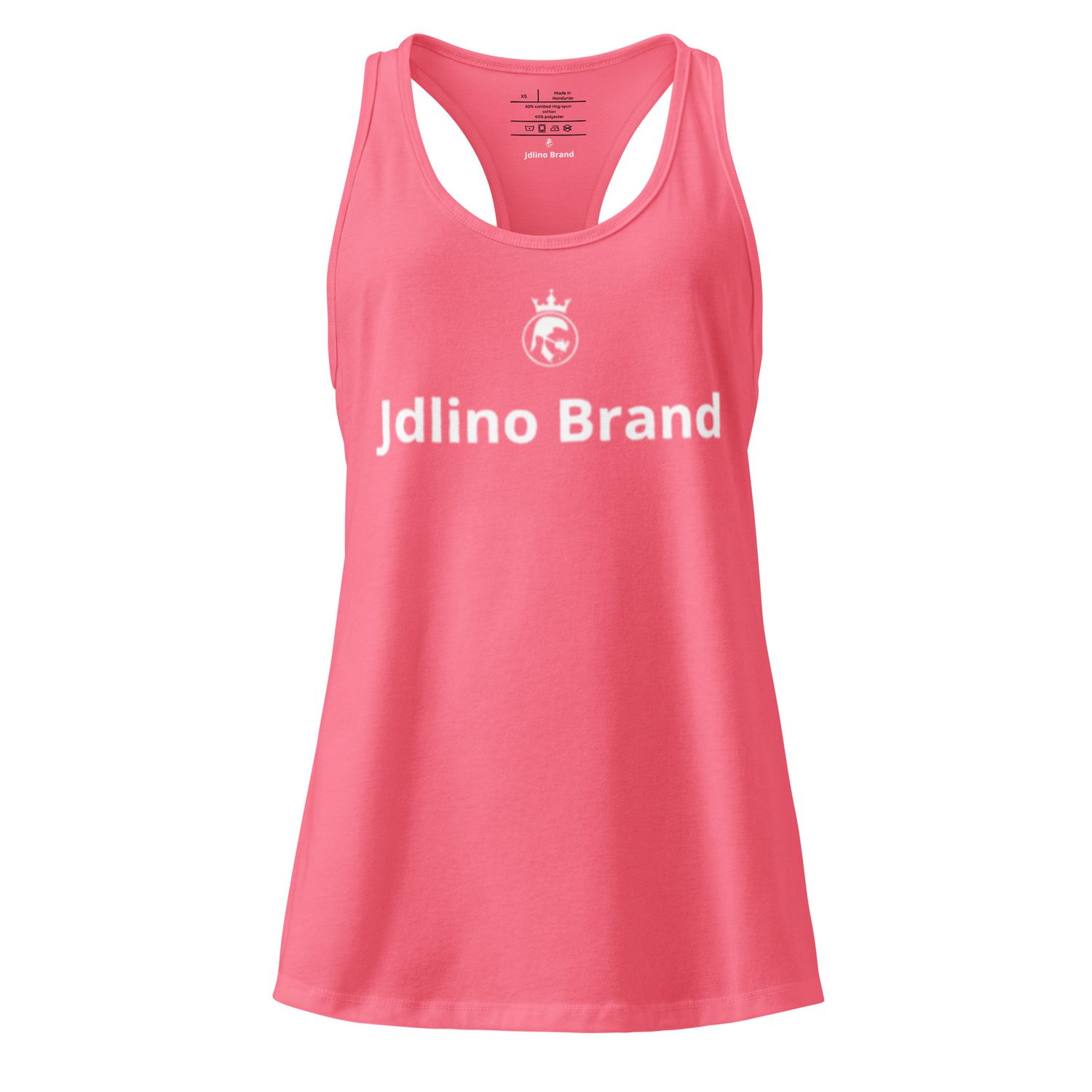 JdLino Brand P/W Women’s fitted racerback tank top