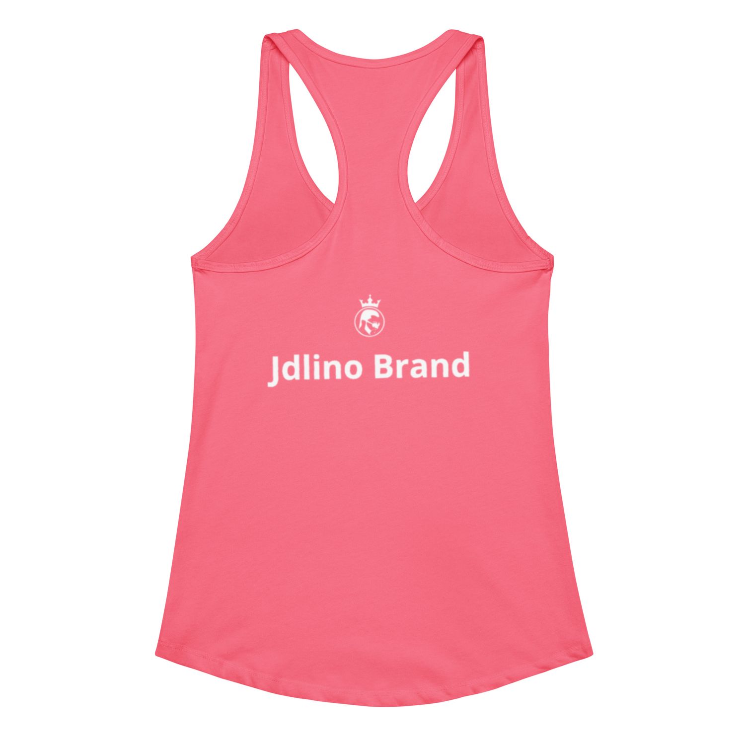 JdLino Brand P/W Women’s fitted racerback tank top