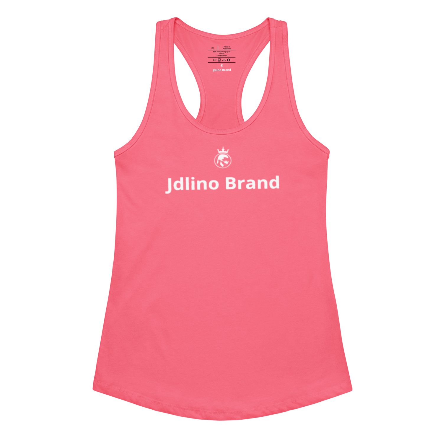 JdLino Brand P/W Women’s fitted racerback tank top