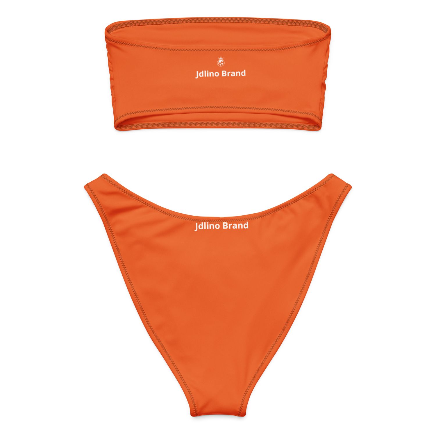 JdLino Brand O/W Recycled bandeau bikini