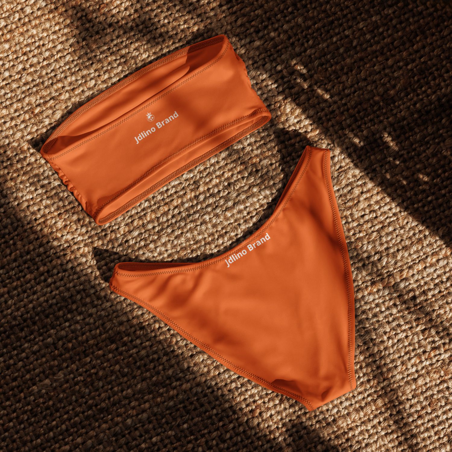 JdLino Brand O/W Recycled bandeau bikini