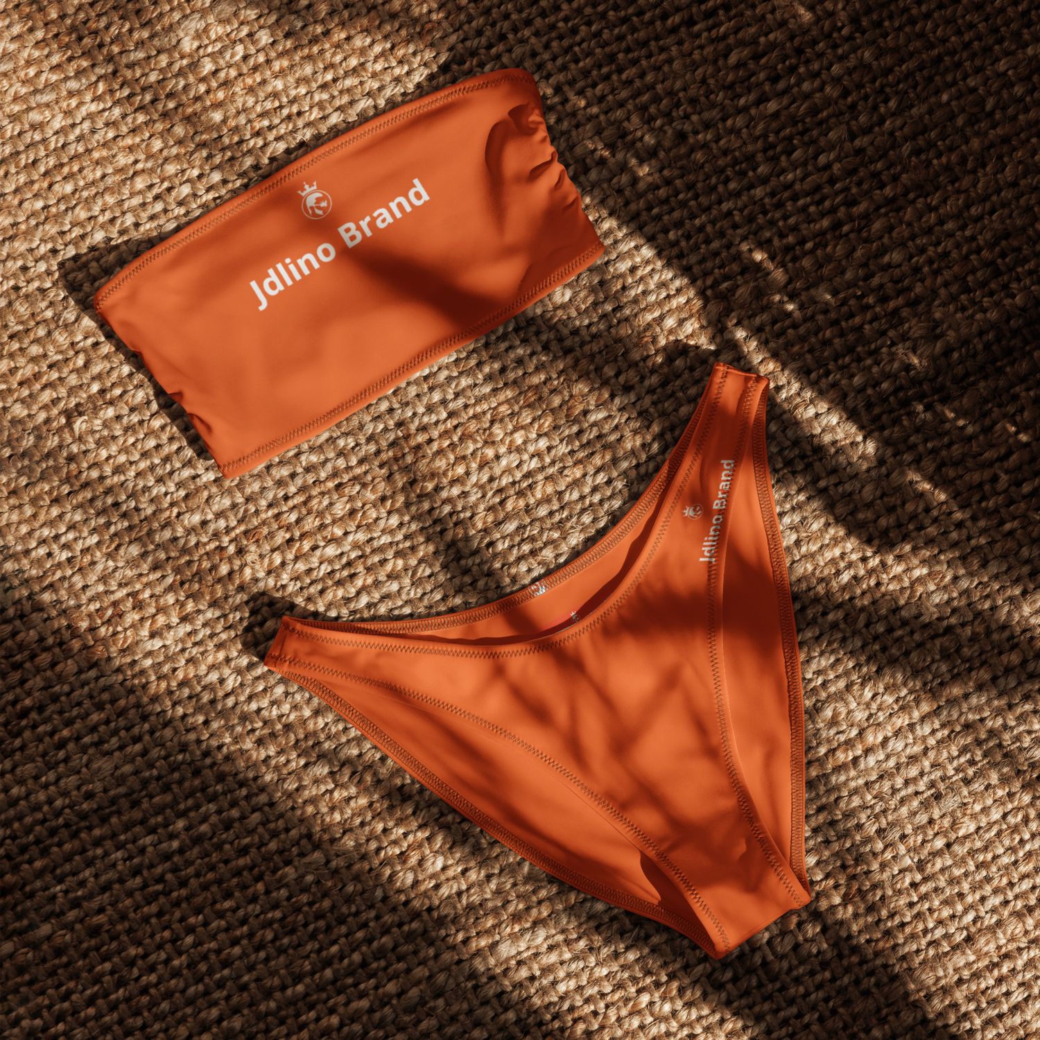 JdLino Brand O/W Recycled bandeau bikini