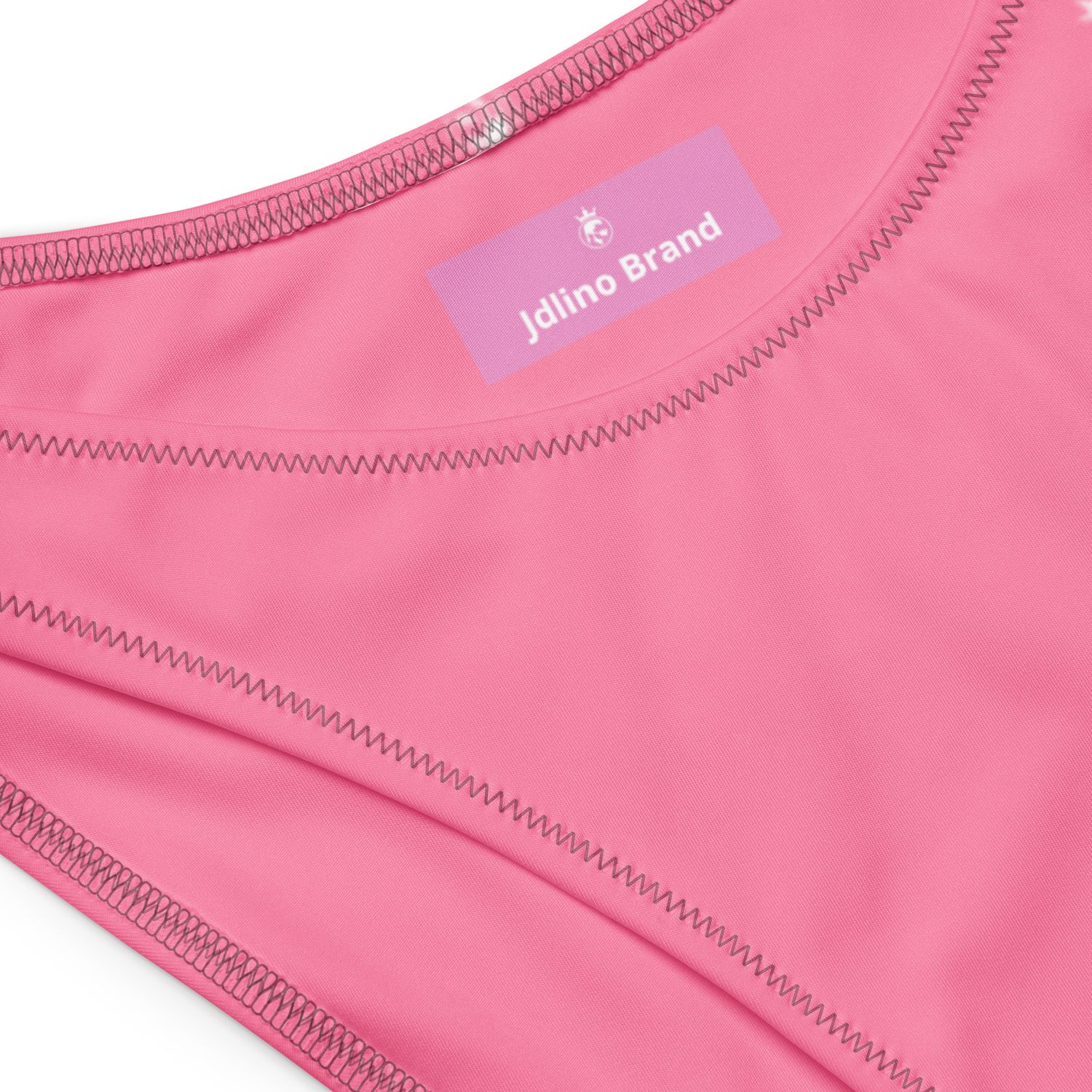 JdLino Brand P/W Recycled bandeau bikini