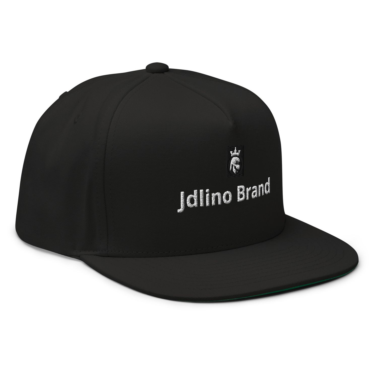 JdLino Brand B/W Flat Bill Cap