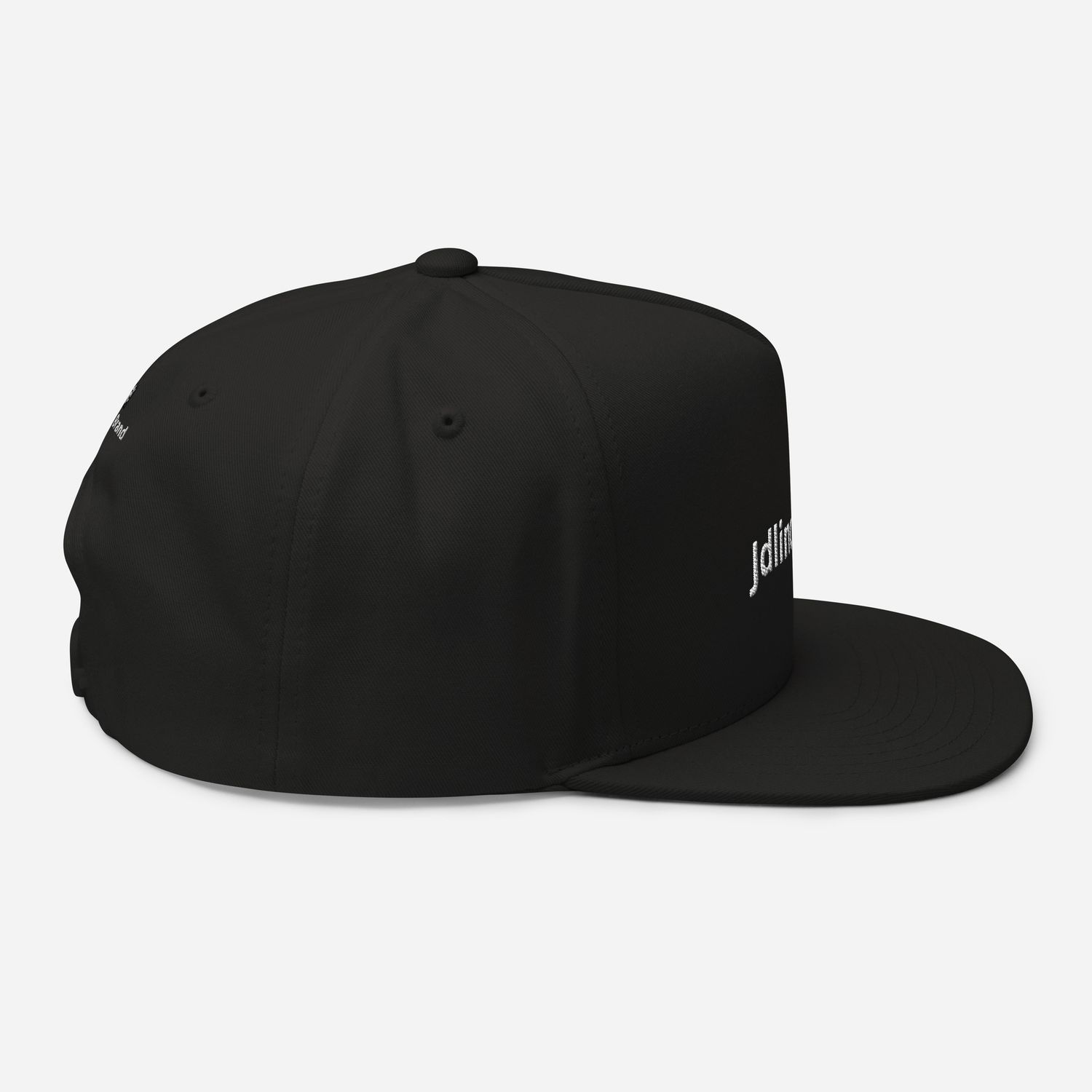 JdLino Brand B/W Flat Bill Cap