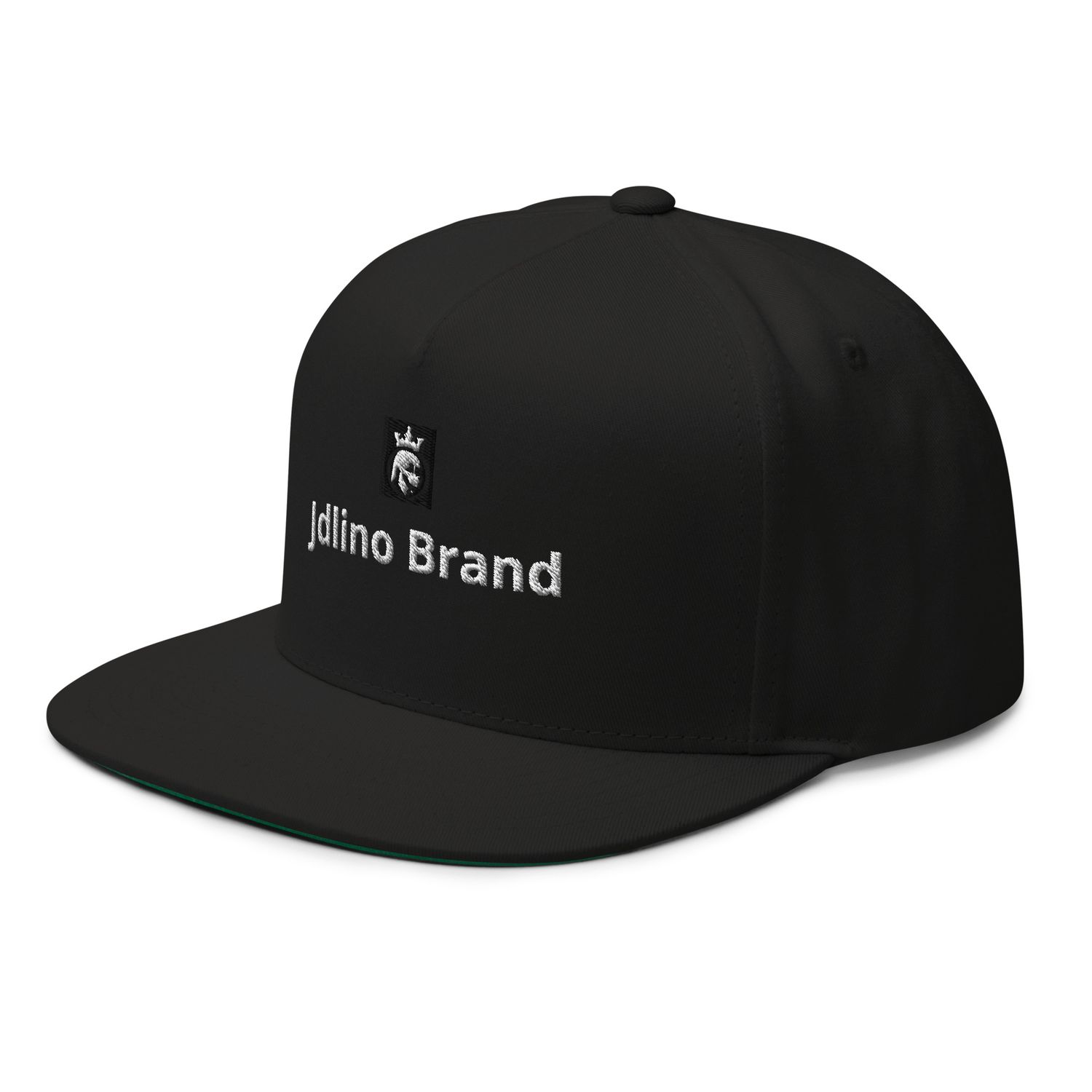 JdLino Brand B/W Flat Bill Cap