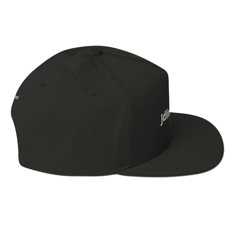 JdLino Brand B/W Flat Bill Cap