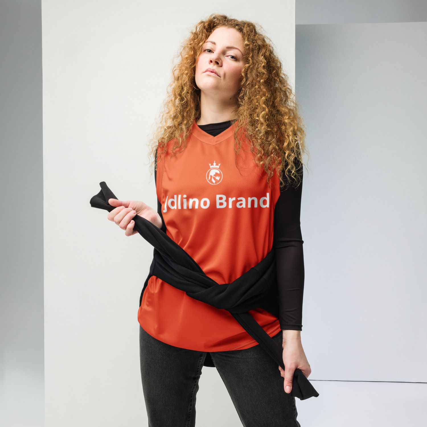 JdLino Brand O/W Recycled unisex basketball jersey