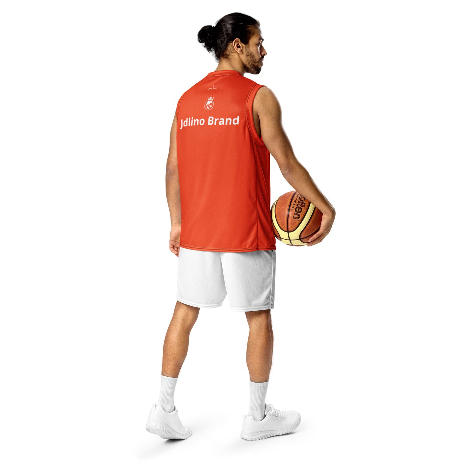 JdLino Brand O/W Recycled unisex basketball jersey