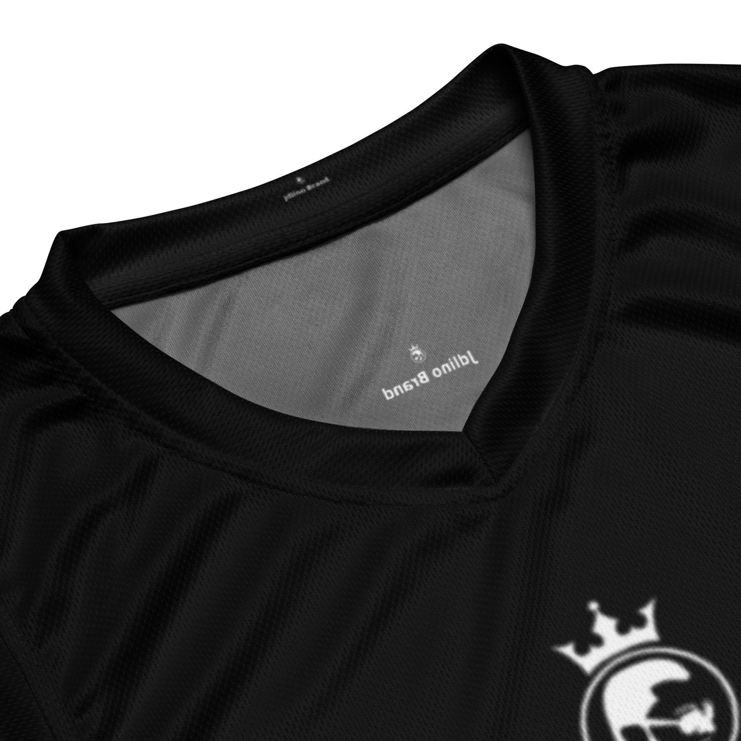 JdLino Brand B/W Recycled unisex basketball jersey