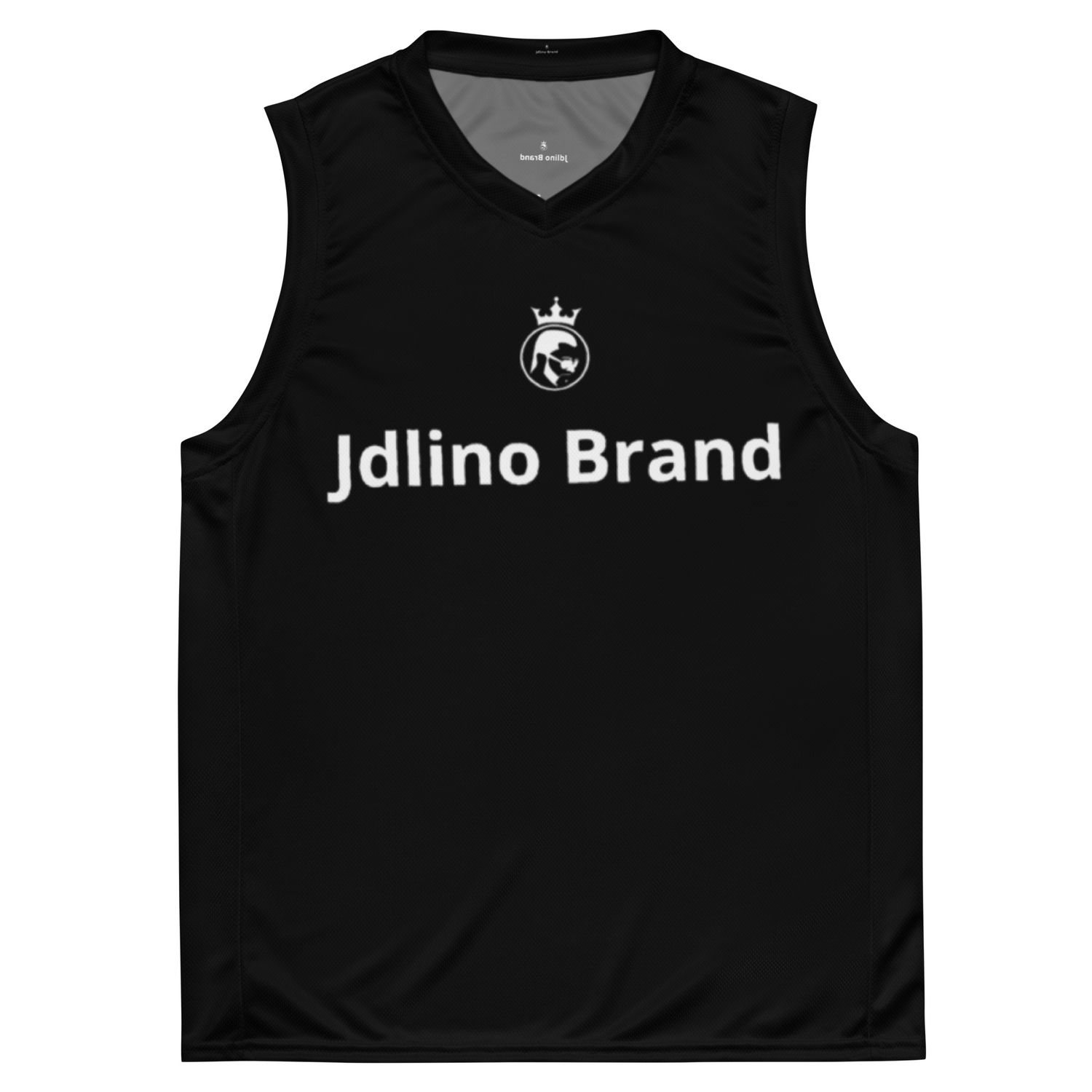 JdLino Brand B/W Recycled unisex basketball jersey