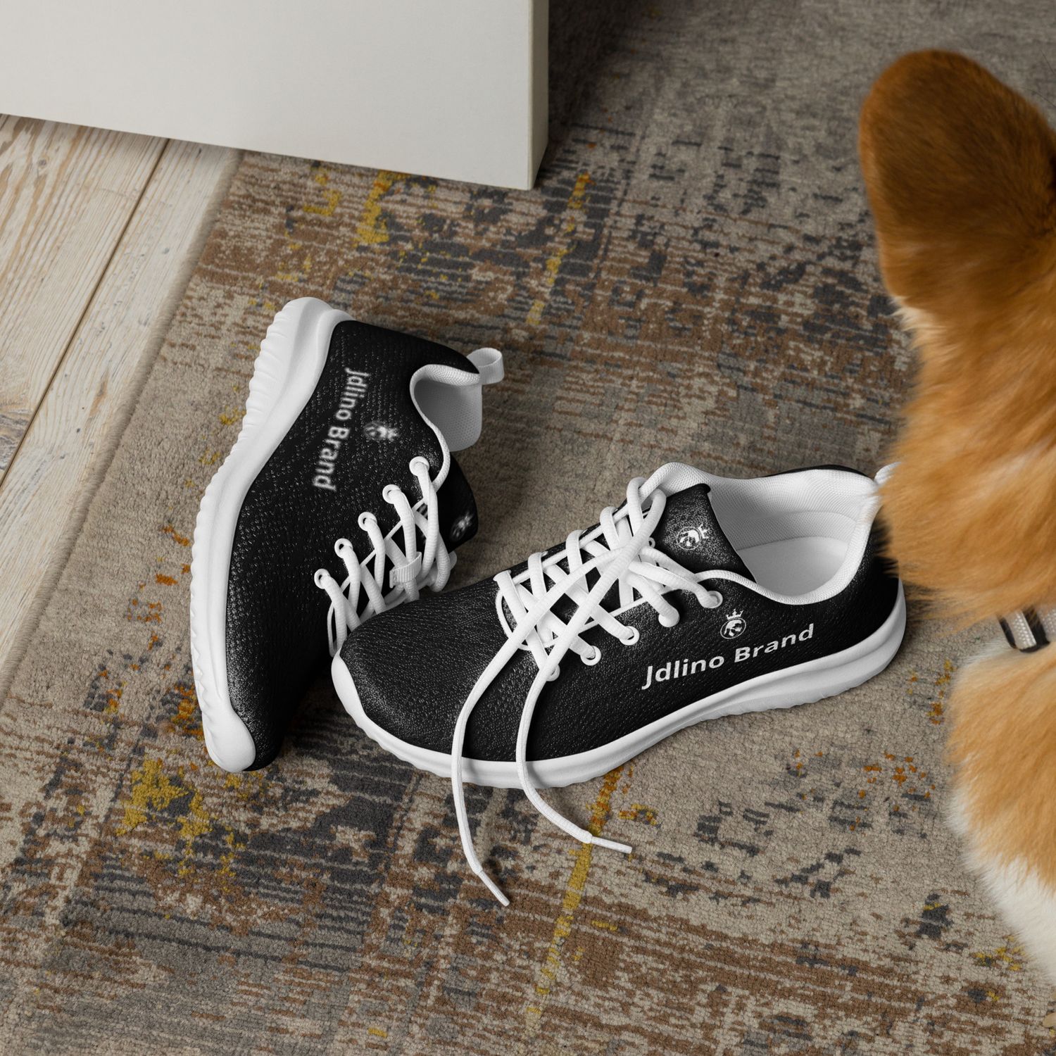 JdLino Brand B/W Men’s athletic shoes