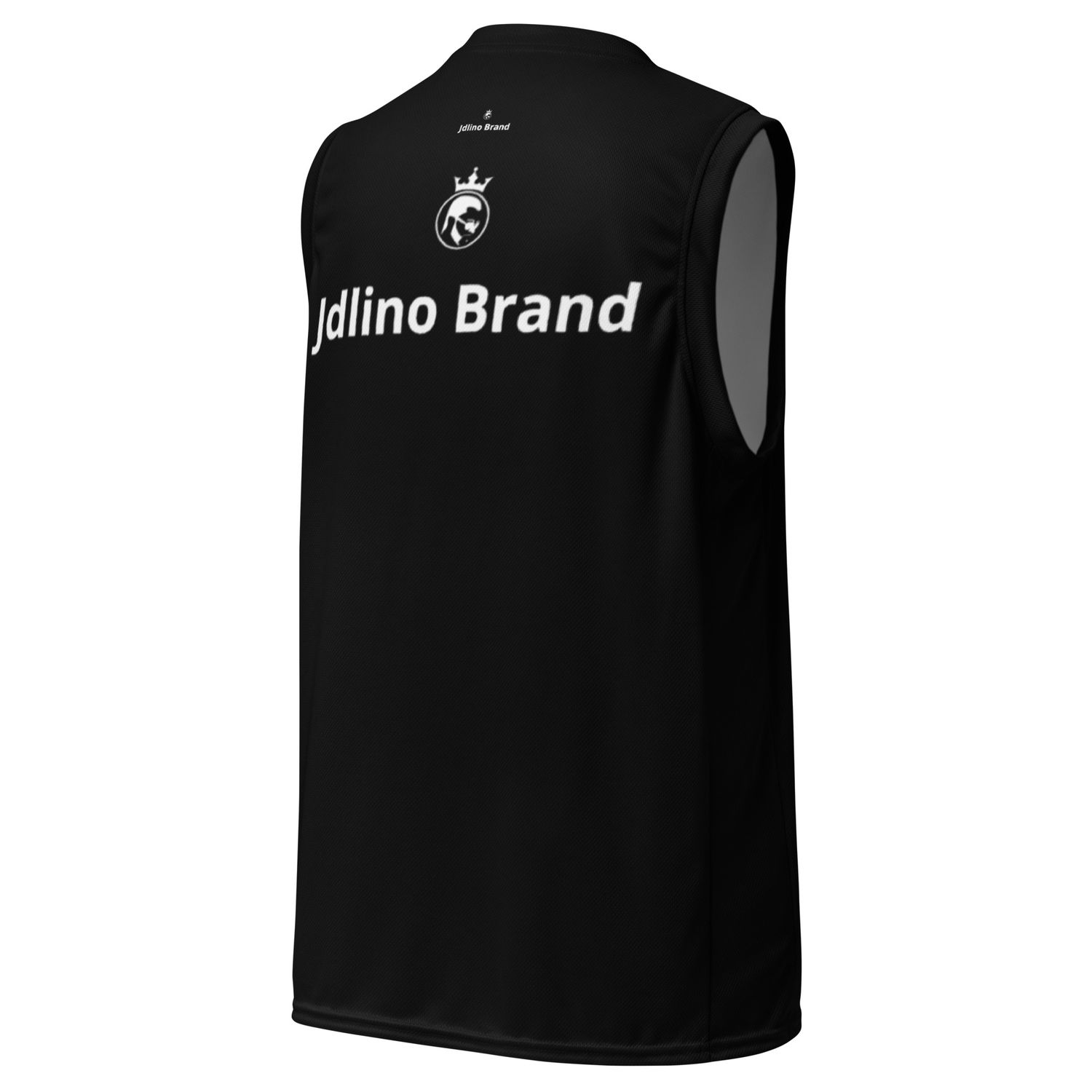 JdLino Brand B/W Recycled unisex basketball jersey
