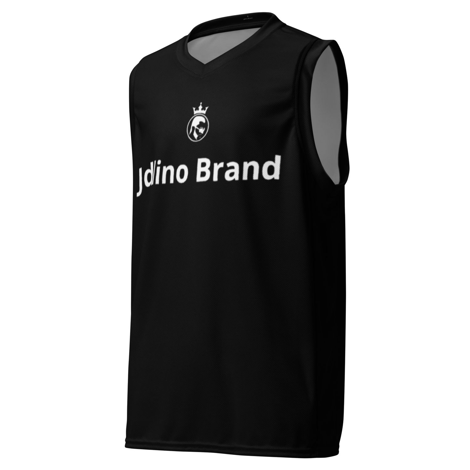 JdLino Brand B/W Recycled unisex basketball jersey