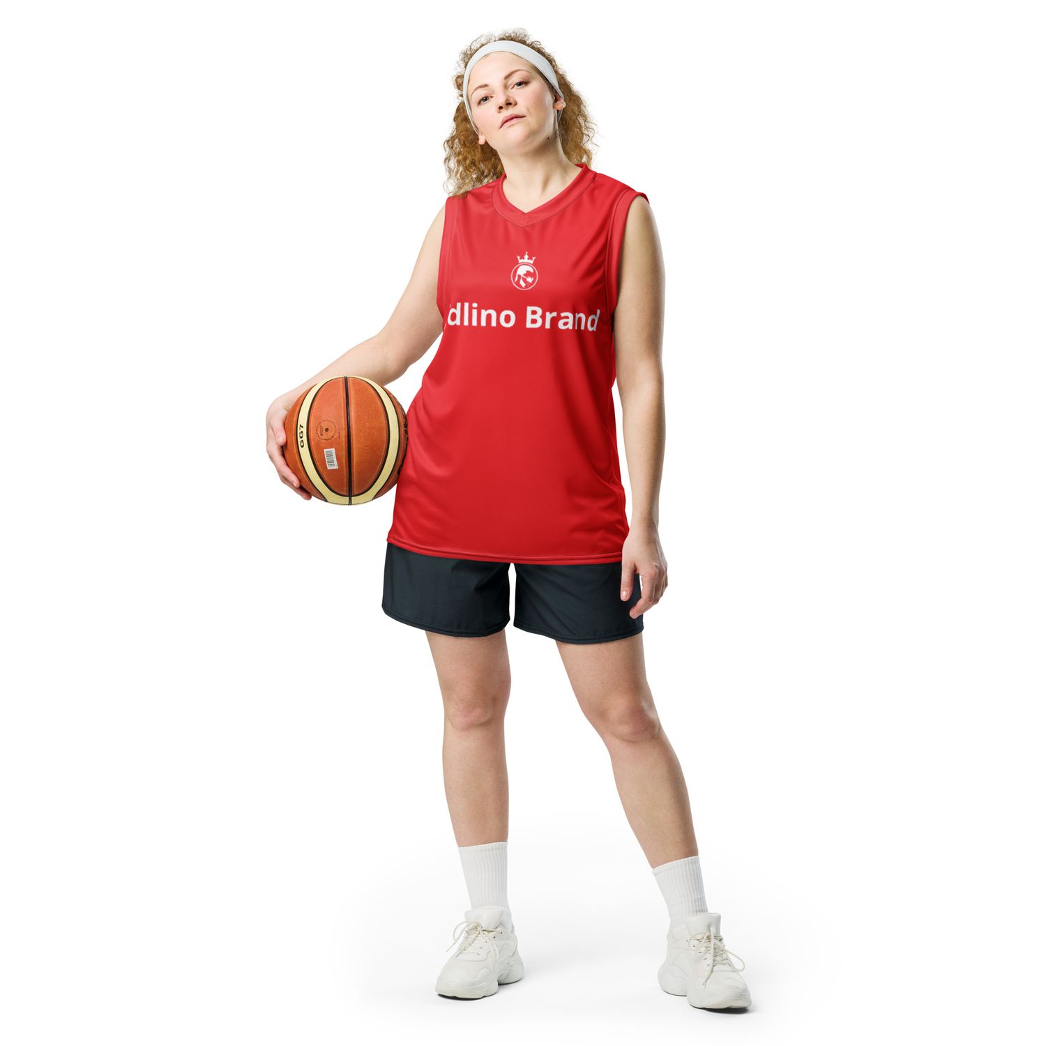 jdLino Brand R/W Recycled unisex basketball jersey