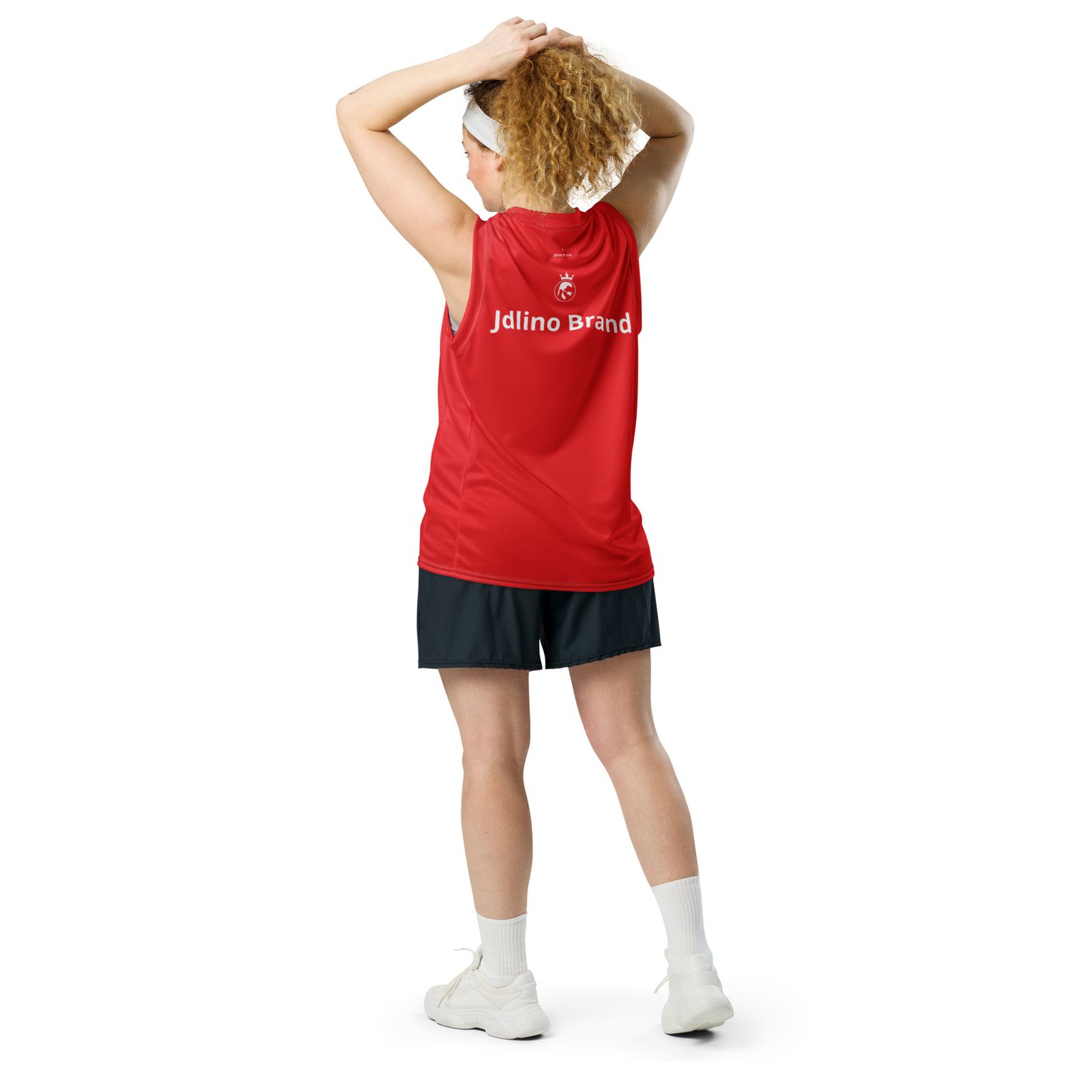 jdLino Brand R/W Recycled unisex basketball jersey