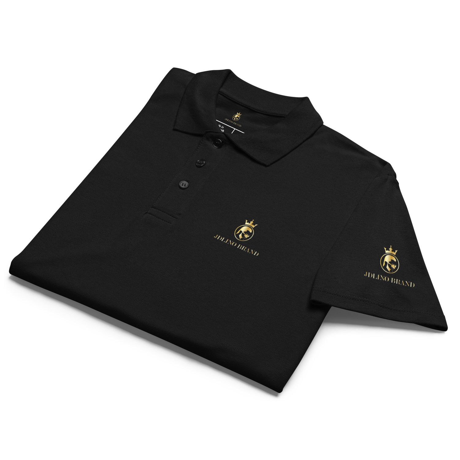 JdLino Brand B/G Unisex Premium pique polo shirt