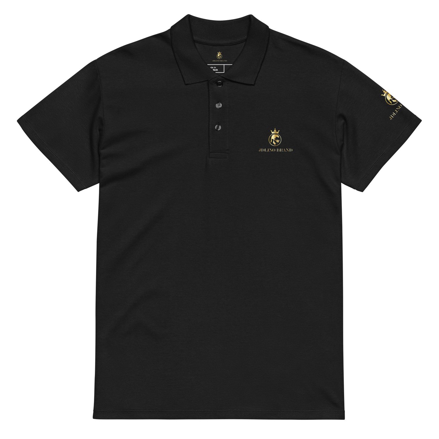 JdLino Brand B/G Unisex Premium pique polo shirt