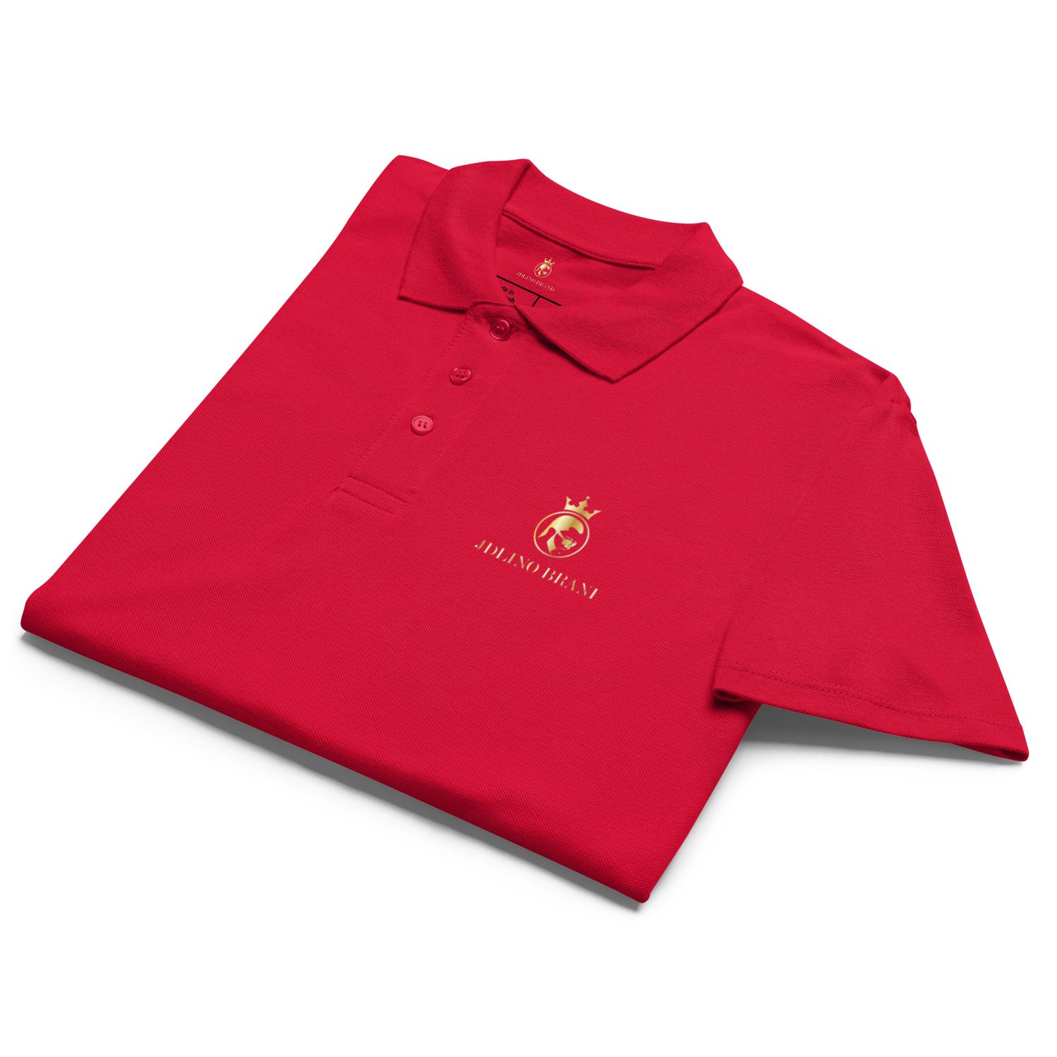 JdLino Brand R/G Premium pique polo shirt