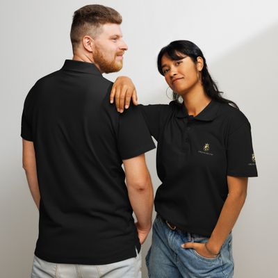 JdLino Brand B/G Unisex Premium pique polo shirt