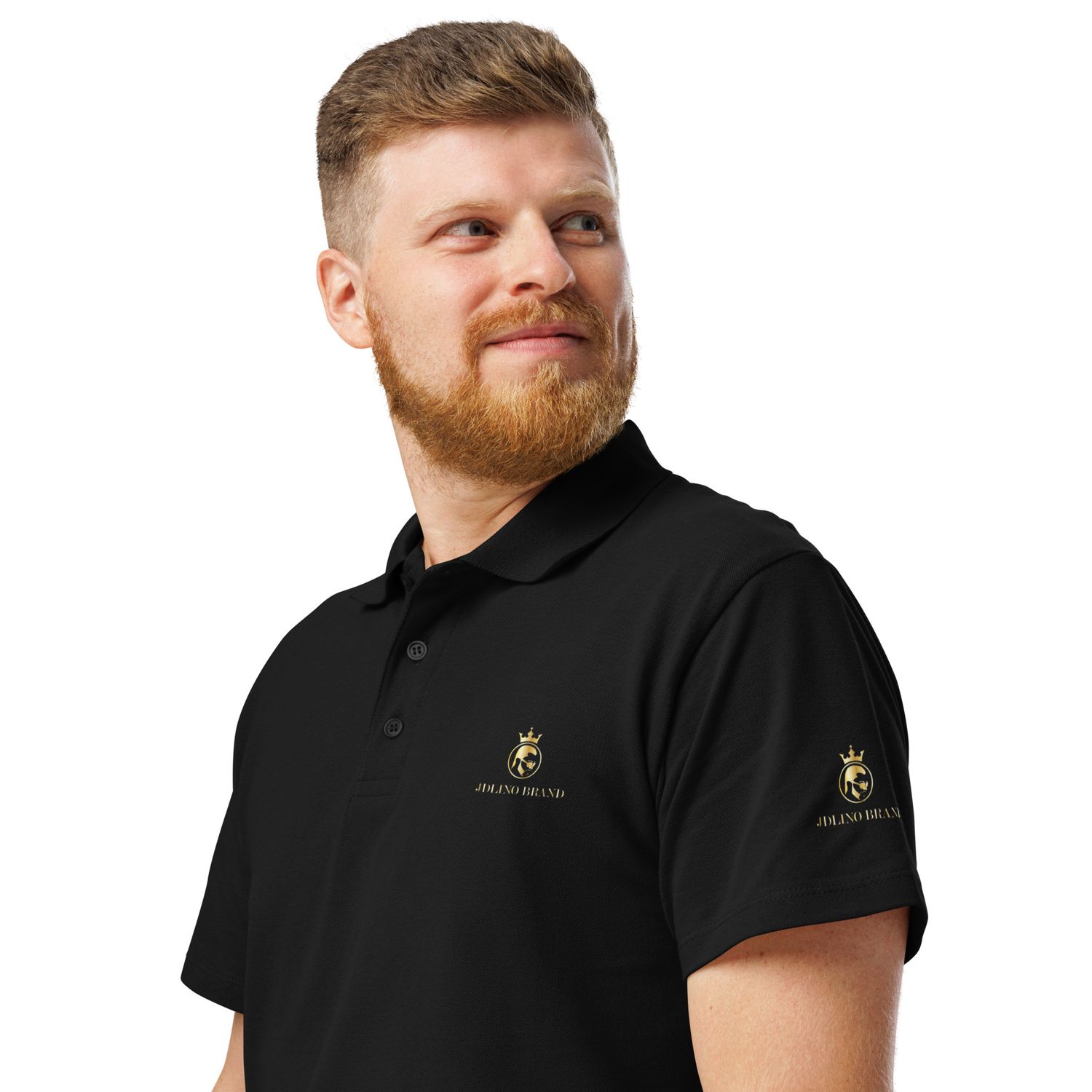 JdLino Brand B/G Unisex Premium pique polo shirt