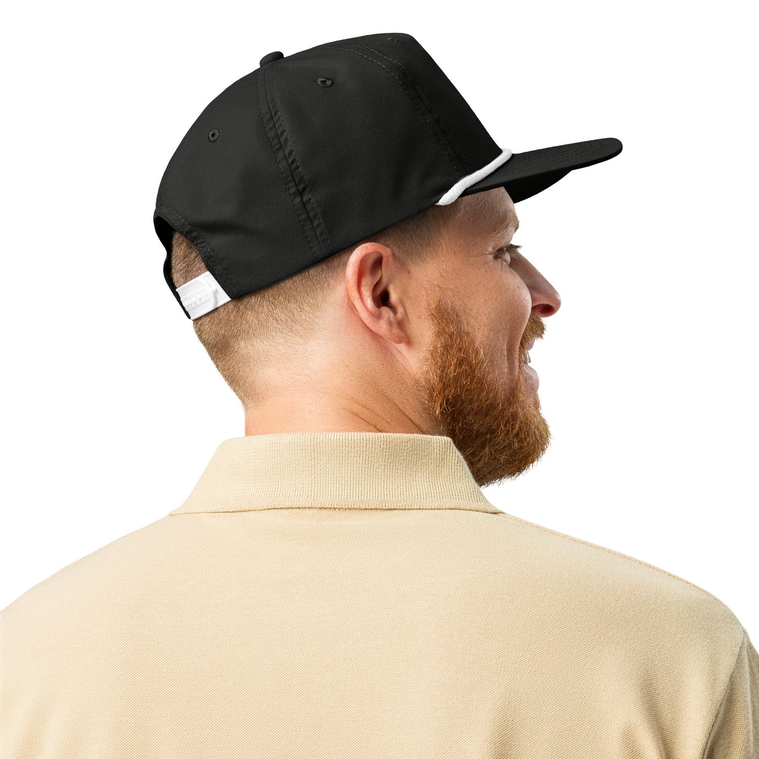 JdLino Brand B/W Golf rope cap