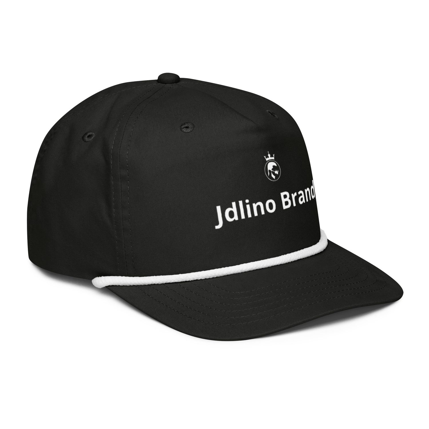 JdLino Brand B/W Golf rope cap